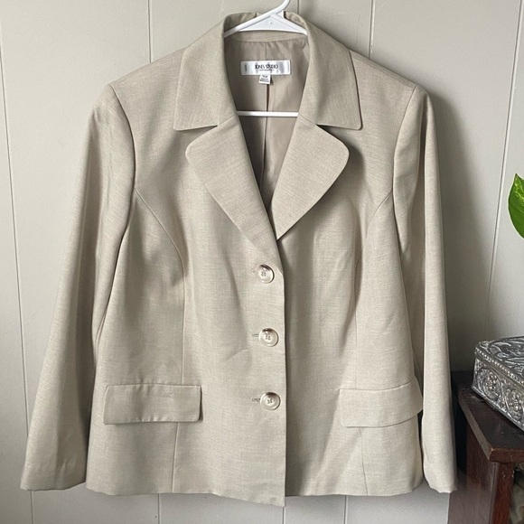 Womens JONES STUDIO lined single breasted blazer 14W - Picture 1 of 6